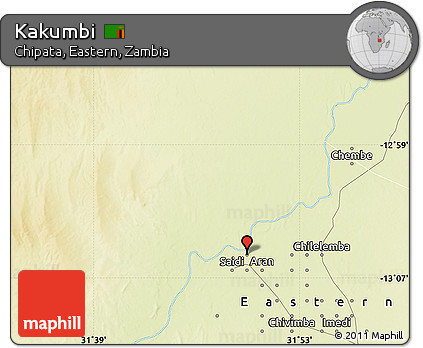 Physical Map of Kakumbi