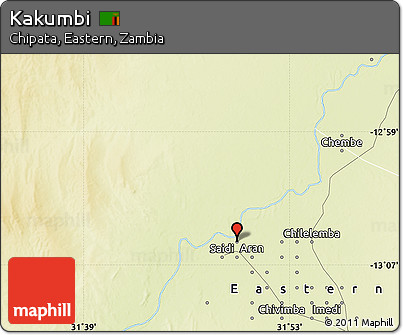 Physical Map of Kakumbi
