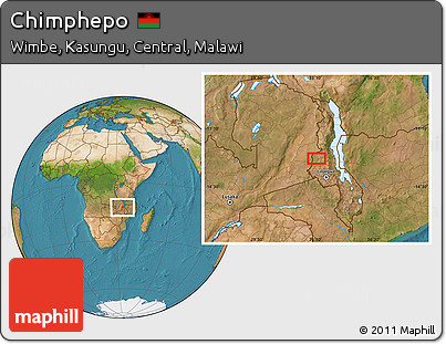 Satellite Location Map of Chimphepo
