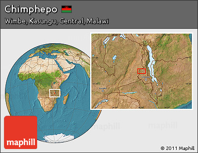 Satellite Location Map of Chimphepo