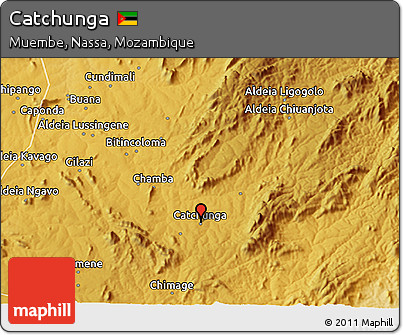Physical 3D Map of Catchunga