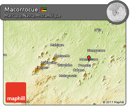 Physical 3D Map of Macorrocue