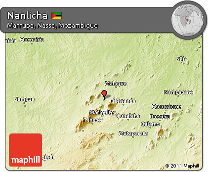 Physical 3D Map of Nanlicha