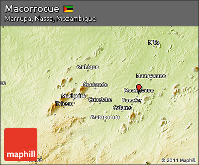 Physical 3D Map of Macorrocue