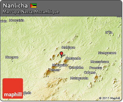 Physical 3D Map of Nanlicha