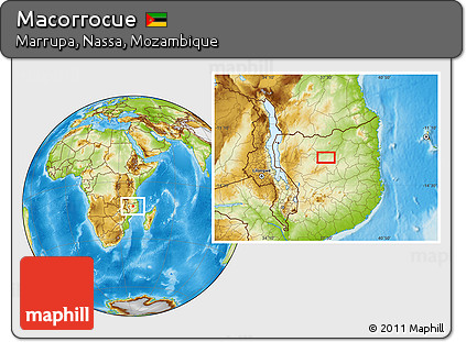 Physical Location Map of Macorrocue