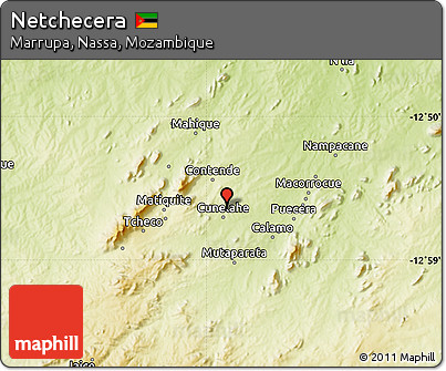 Physical Map of Netchecera
