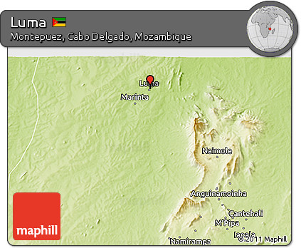 Physical 3D Map of Luma
