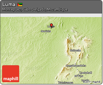 Physical 3D Map of Luma