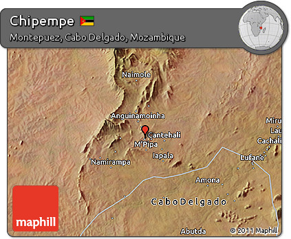 Satellite 3D Map of Chipempe