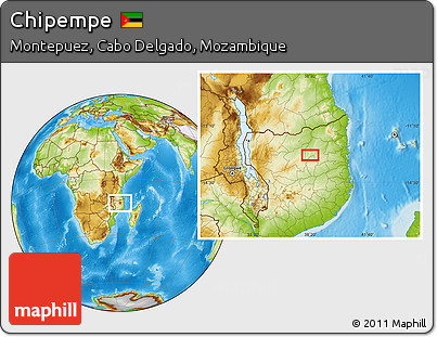Physical Location Map of Chipempe