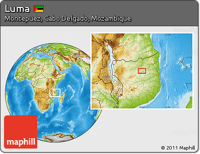 Physical Location Map of Luma