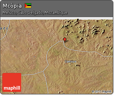 Satellite 3D Map of Mcópia