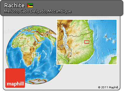 Physical Location Map of Rachite