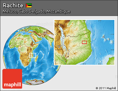 Physical Location Map of Rachite