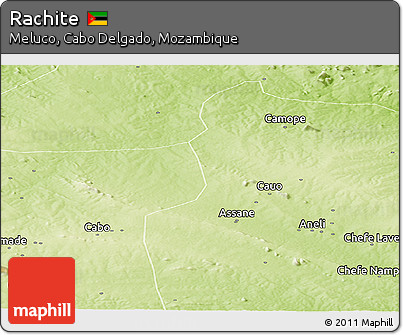 Physical Panoramic Map of Rachite