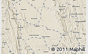 Shaded Relief Map of the area around 12° 53' 15" S, 42° 25' 29" W