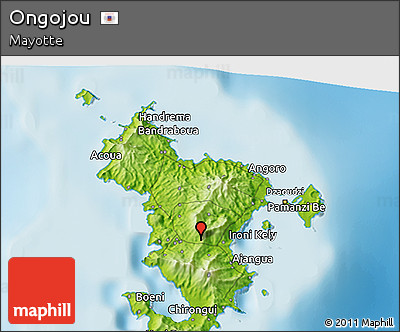 Physical 3D Map of Ongojou