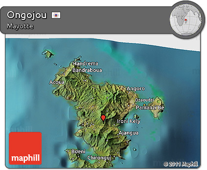 Satellite 3D Map of Ongojou