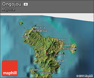 Satellite 3D Map of Ongojou