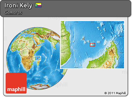 Physical Location Map of Ironi Kely