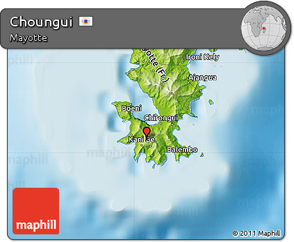Physical Map of Choungui