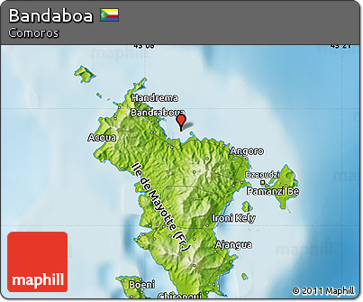 Physical Map of Bandaboa