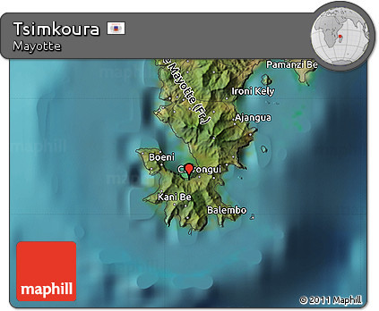 Satellite Map of Tsimkoura