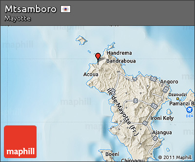 Shaded Relief Map of Mtsamboro
