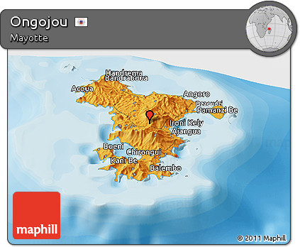 Political Panoramic Map of Ongojou