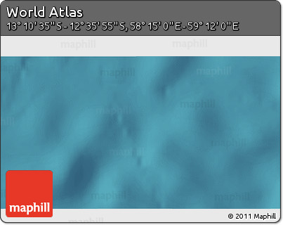 Satellite 3D Map of the Area around 12° 53' 15" S, 58° 43' 30" E