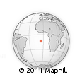 Outline Map of the Area around 12° 53' 15" S, 5° 1' 30" W, rectangular outline
