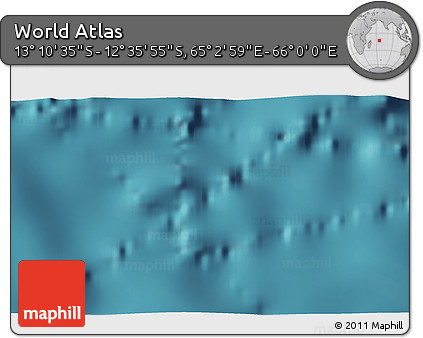Satellite 3D Map of the Area around 12° 53' 15" S, 65° 31' 30" E