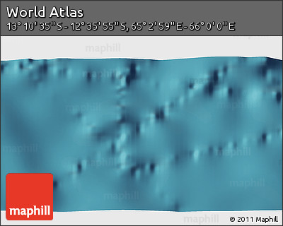 Satellite 3D Map of the Area around 12° 53' 15" S, 65° 31' 30" E