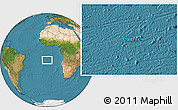 Satellite Location Map of the area around 12° 53' 15" S, 6° 43' 29" W