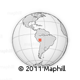 Outline Map of the Area around 12° 53' 15" S, 70° 28' 29" W, rectangular outline