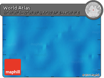 Physical Map of the Area around 12° 53' 15" S, 74° 1' 30" E
