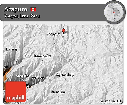 Physical 3D Map of Atapuro