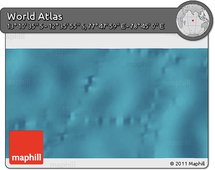 Satellite 3D Map of the Area around 12° 53' 15" S, 78° 16' 30" E