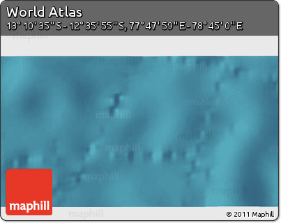 Satellite 3D Map of the Area around 12° 53' 15" S, 78° 16' 30" E