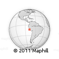 Outline Map of the Area around 12° 53' 15" S, 78° 7' 30" W, rectangular outline