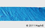 Shaded Relief Panoramic Map of the area around 12° 53' 15" S, 78° 58' 29" W