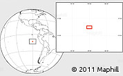 Blank Location Map of the area around 12° 53' 15" S, 90° 1' 30" W