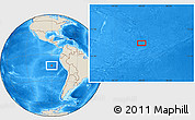 Shaded Relief Location Map of the area around 12° 53' 15" S, 90° 1' 30" W