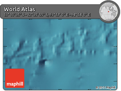 Satellite Map of the Area around 12° 53' 15" S, 94° 25' 30" E