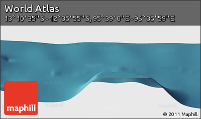 Satellite Panoramic Map of the Area around 12° 53' 15" S, 96° 7' 30" E