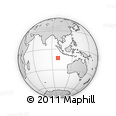 Outline Map of the Area around 12° 53' 15" S, 98° 40' 30" E, rectangular outline