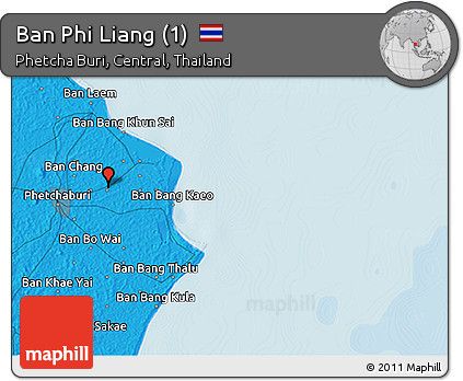 Political 3D Map of Ban Phi Liang (1)