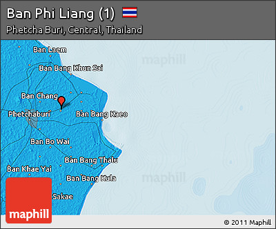 Political 3D Map of Ban Phi Liang (1)
