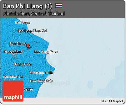 Political 3D Map of Ban Phi Liang (1)